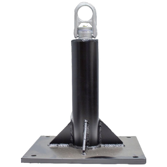 French Creek 12 Inch Steel Anchor Post with Swivel D-Ring from Columbia Safety