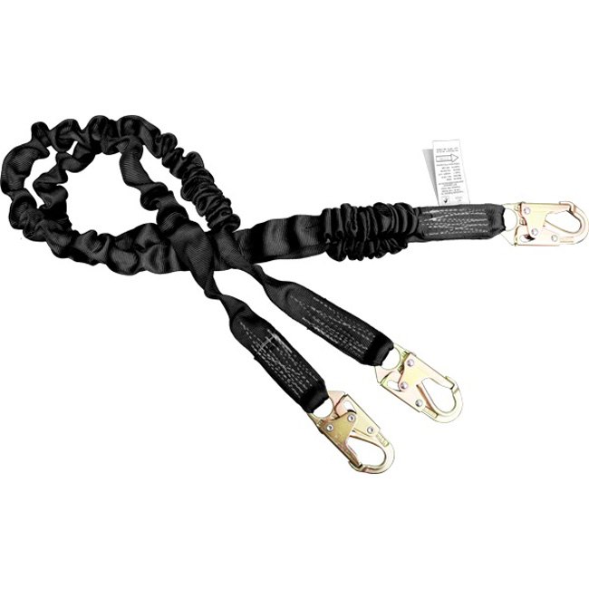 French Creek STRATOS Six Foot Shock Absorbing Lanyard with Z74 Snap Hook from Columbia Safety