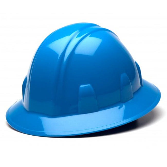 Pyramex SL Series Full Brim Hard Hat with 4 Point Ratchet Suspension from Columbia Safety