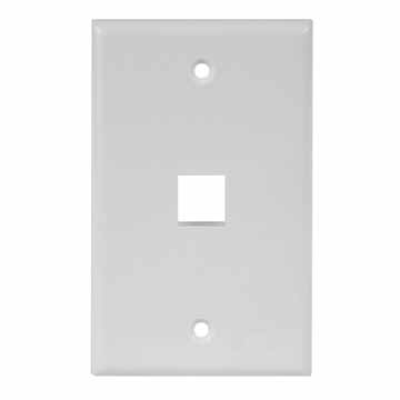 CTS Wall Plate Blank Cat-5e Single from Columbia Safety