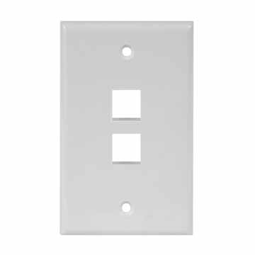 Vericom Blank Cat-5e Dual Wall Plate from Columbia Safety