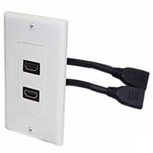 Steren HDMI Wall Plate (Dual) from Columbia Safety