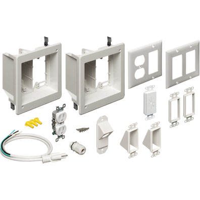 Arlington Industries Recessed TV Box Kit from Columbia Safety