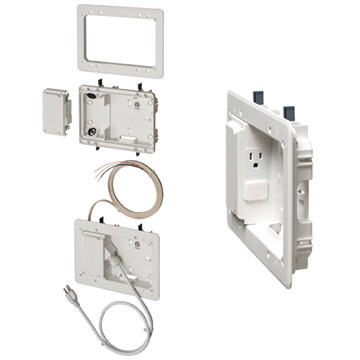 Arlington Industries Low Profile TV Box Kit from Columbia Safety