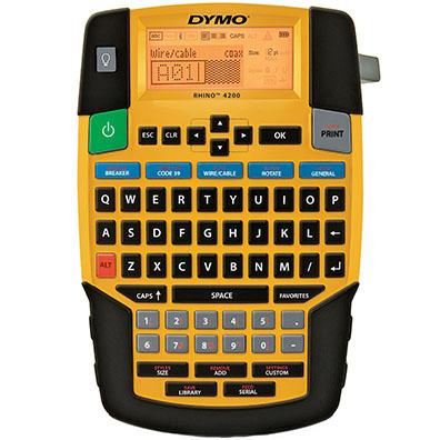 Dymo RHINO 4200 Industrial Label Maker from Columbia Safety