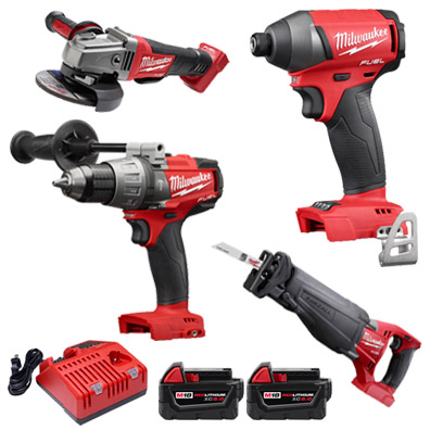 Milwaukee M18 Fuel Cordless Combo Kit from Columbia Safety