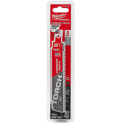 Milwaukee Sawzall Blade (9-in Carbide) (3 pack) from Columbia Safety