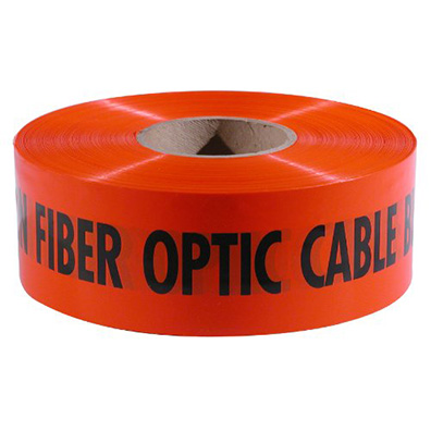 Empire Level Warning Tape - Fiber Optic Cable Buried from Columbia Safety